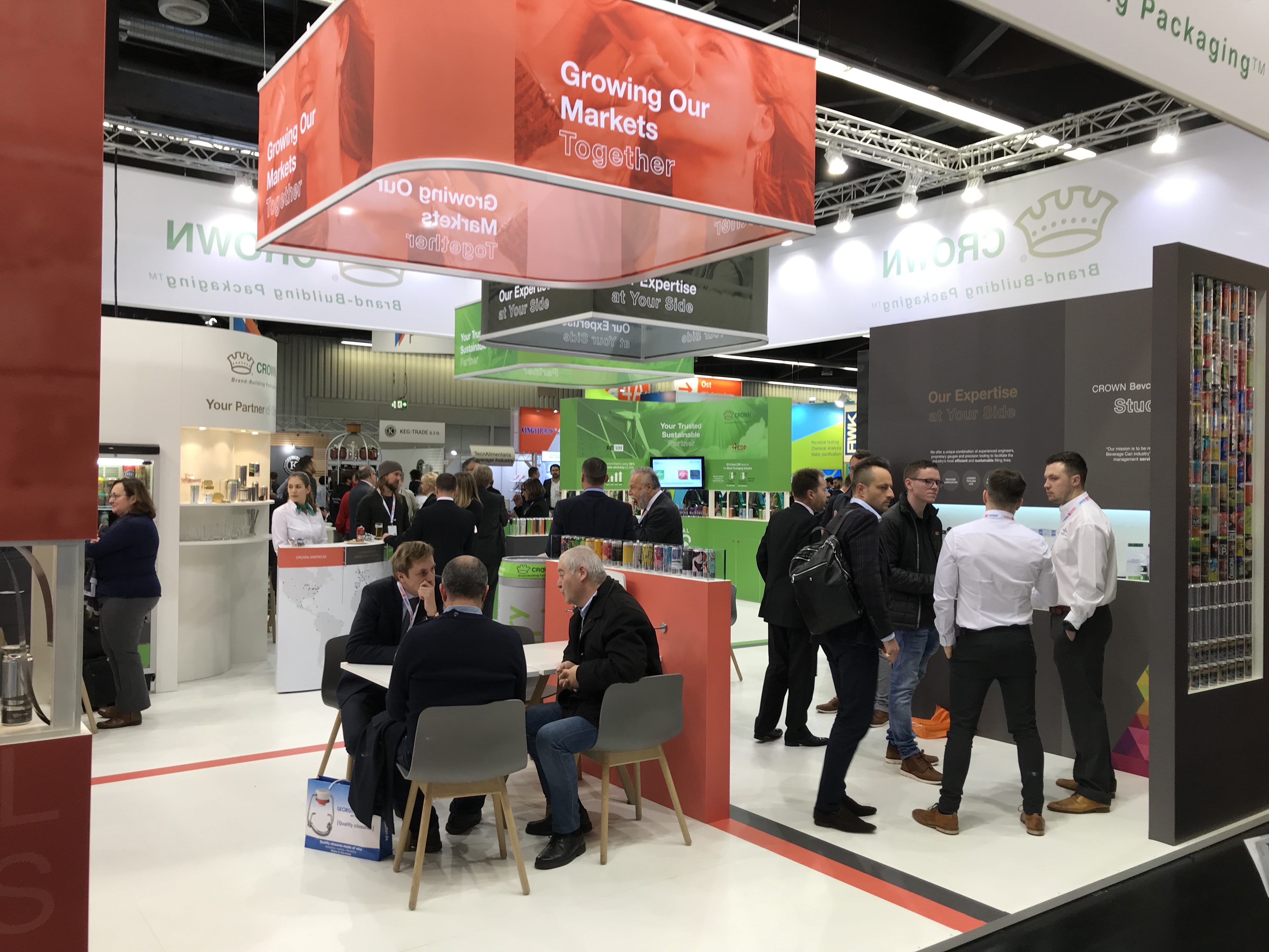 Crown display booth at BrauBeviale 2019 Crown display booth at BrauBeviale 2019