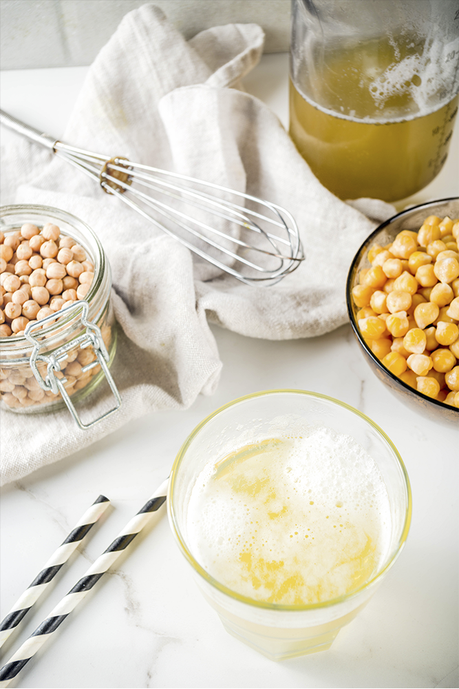 Celebrating World Vegan Month
Garbanzo beans in clear containers on a while table cloth