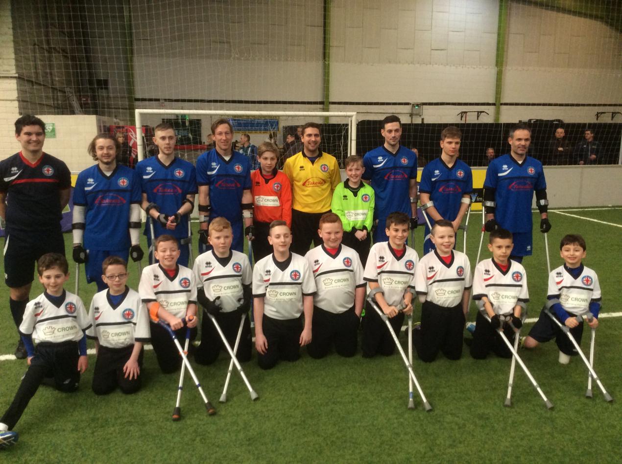 Crown Sponsors England Amputee Football Association