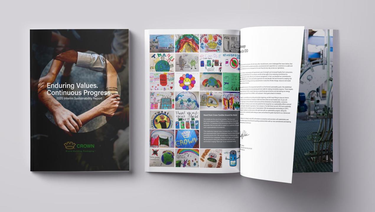 Crown 2020 Sustainability Report Cover