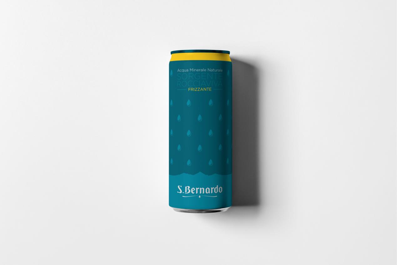 Images of blue metal can