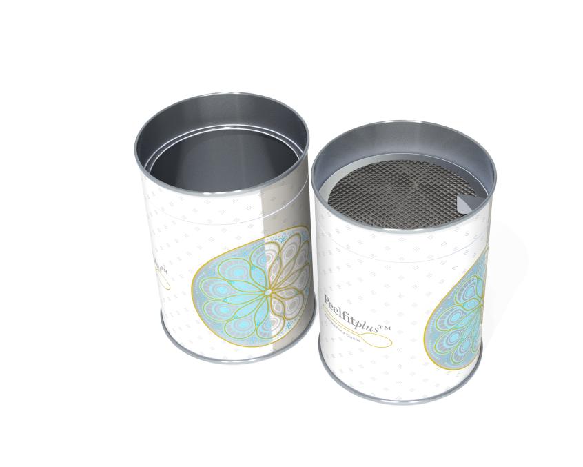 Peelfit Plus innovative metal can