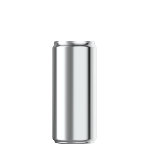 Plain aluminum can in CrownSleek 300ml