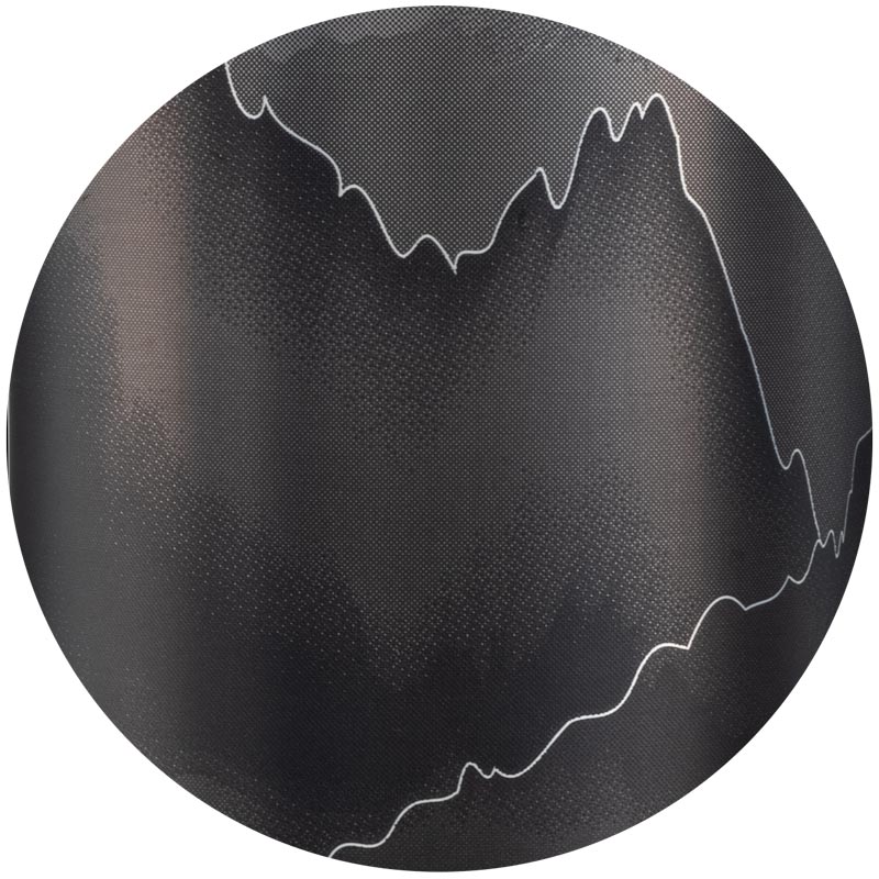 matte-2x.jpeg Detail of matte can with dark and light gray abstract pattern