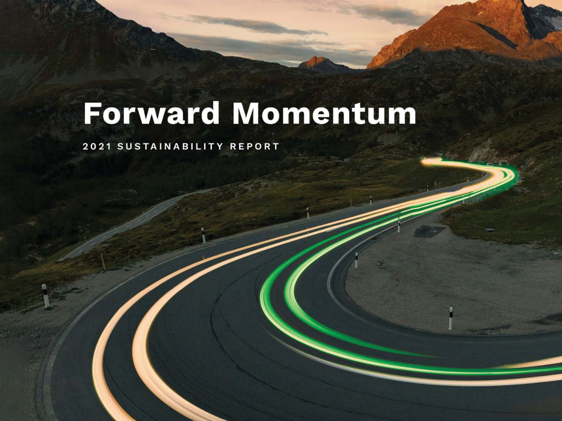 The cover for the Crown Sustainability Report press release.