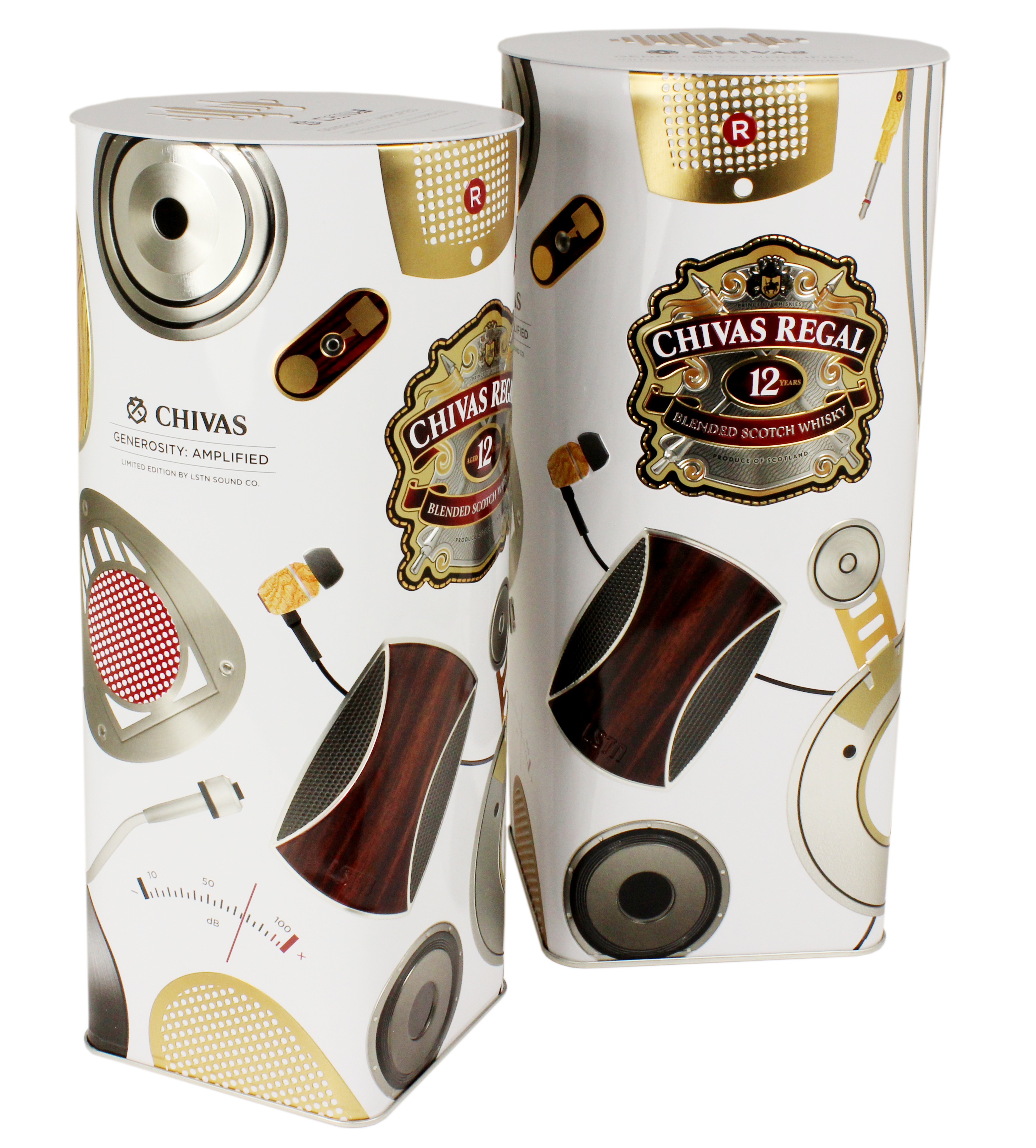 Chivas Regal Generosity Amplified Tins