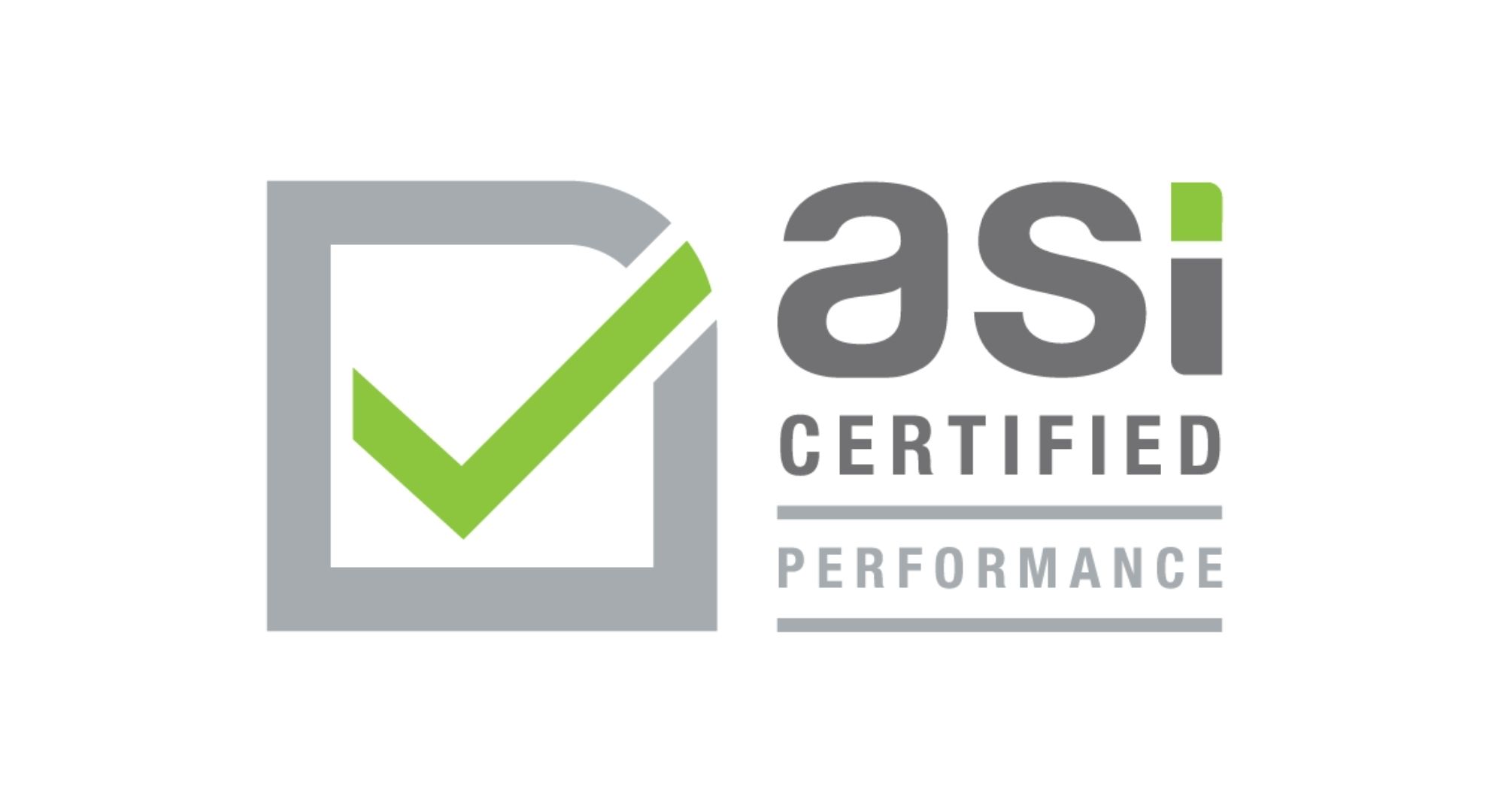 ASI Certified Performance Logo
