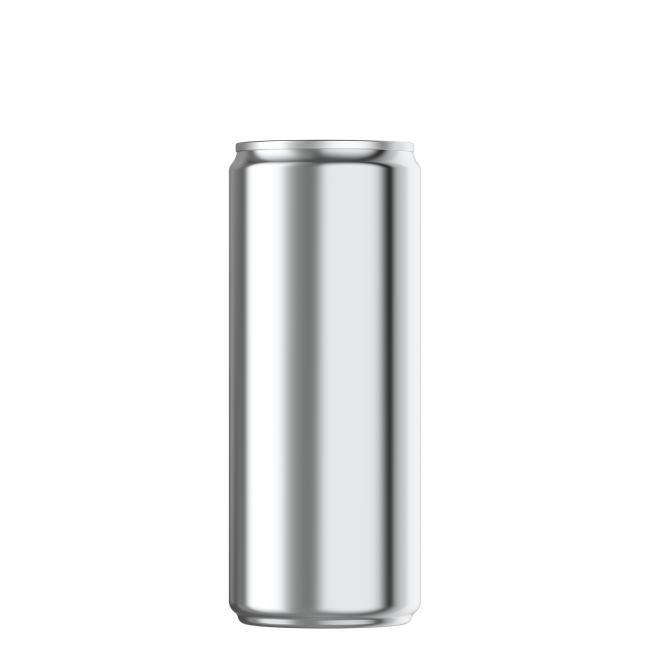 11.3oz silver beverage can