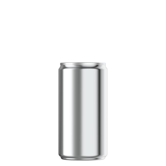 8.5oz silver beverage can