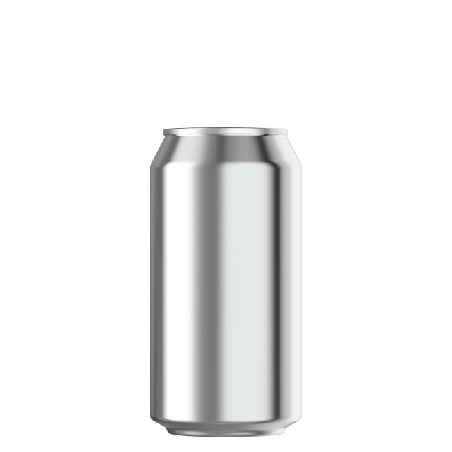 12.7oz silver beverage can