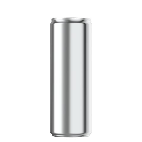 12.7oz silver beverage can