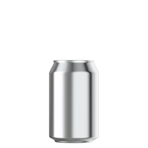 10.1oz silver beverage can