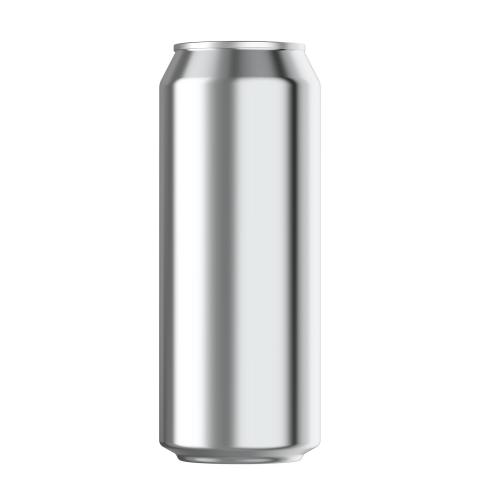 16.9oz silver beverage can
