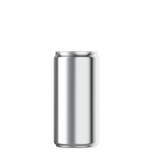 9.1oz silver beverage can