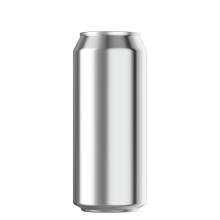 16oz silver aluminum can